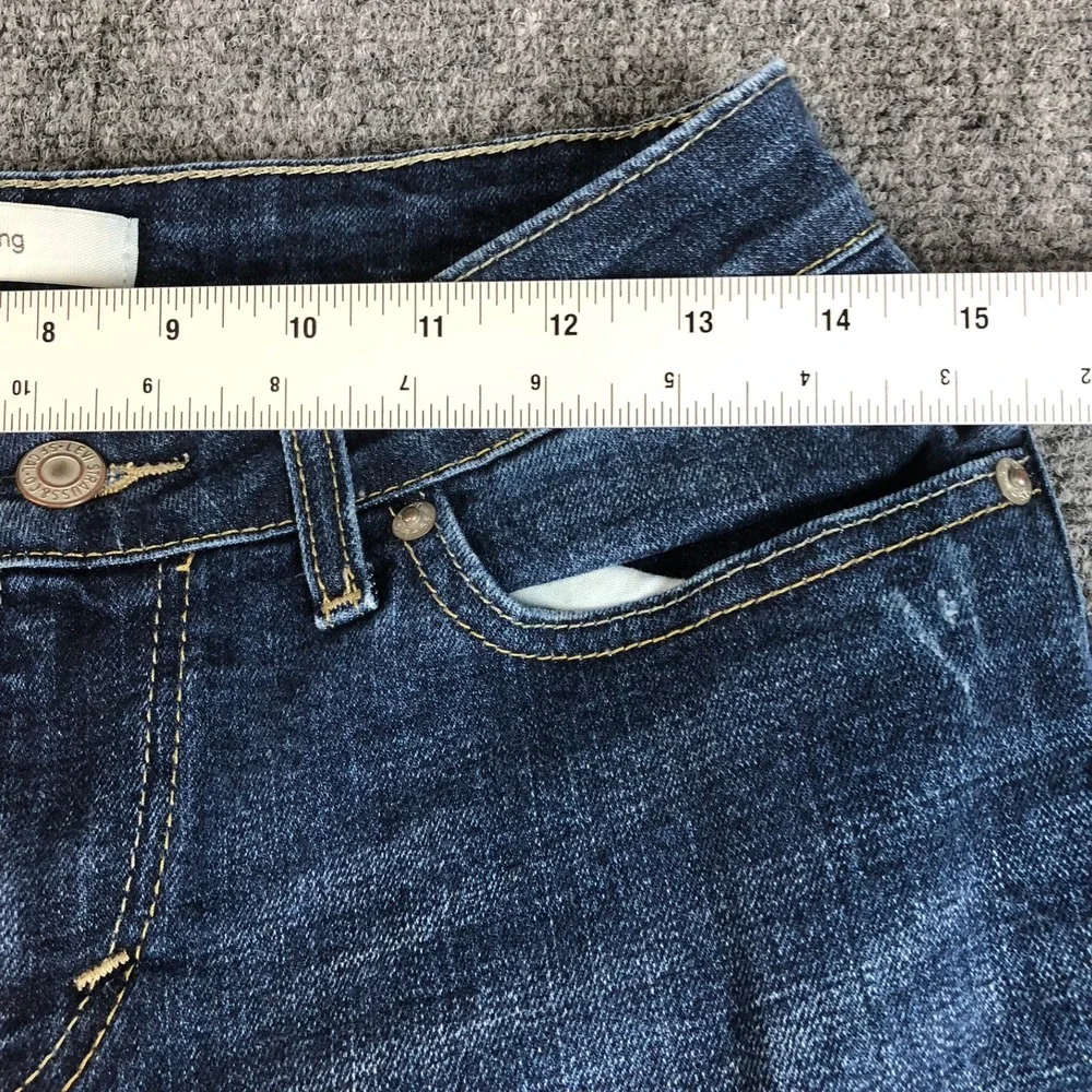 Levi's 535 Legging Shaping Skinny Jeans Dark Wash Stretch Denim Womens 9 S/C‎
